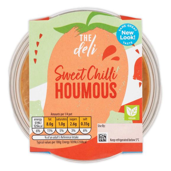 Sweet Chilli Houmous 200g The Deli